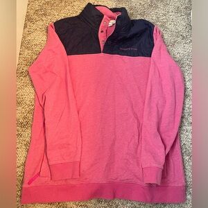 Vineyard Vines Pink and Blue Pullover Size M